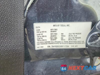 Zdjęcie 13 z 13 samochodu: 2024 TESLA MODEL Y VIN:7SAYGDEEXRF117354 - miniatura