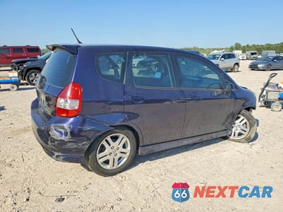 Trzecie zdjęcie samochodu z tyłu: 2008 HONDA FIT SPORT VIN:JHMGD38638S074279 - miniatura