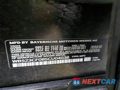 Zdjęcie 14 z 14 samochodu: 2025 BMW IX XDRIVE50 VIN:WB523CF08SCU04038 - miniatura