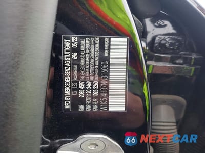 Zdjęcie 12 z 12 samochodu: 2022 MERCEDES-BENZ CLA 250 4MATIC VIN:W1K5J4HB7NN316060 - miniatura