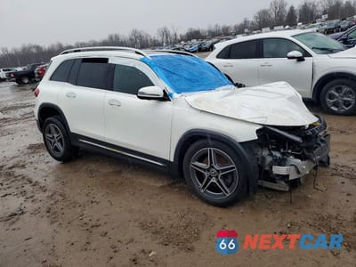 Czwarte zdjęcie samochodu z boku: 2021 MERCEDES-BENZ GLB 250 4MATIC VIN:W1N4M4HB4MW097847 - miniatura