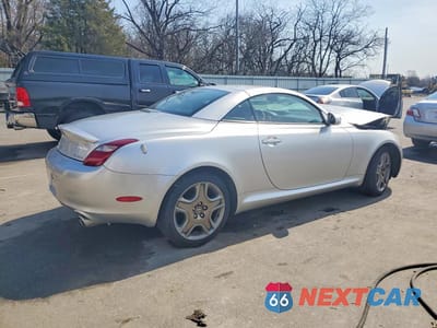 Trzecie zdjęcie samochodu z tyłu: 2007 LEXUS SC 430 BASE VIN:JTHFN45Y779010952 - miniatura
