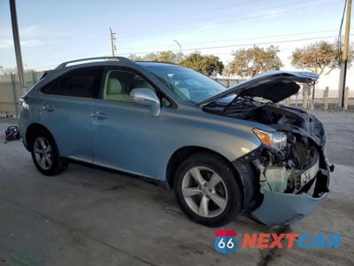 Czwarte zdjęcie samochodu z boku: 2010 LEXUS RX 350 BASE VIN:2T2ZK1BA6AC023914 - miniatura