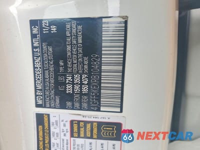Zdjęcie 14 z 14 samochodu: 2024 MERCEDES-BENZ GLS 450 4MATIC VIN:4JGFF5KEXRB104829 - miniatura