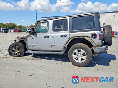 Drugie zdjęcie samochodu z przodu: 2020 JEEP WRANGLER UNLIMITED SPORT VIN:1C4HJXDN8LW199279 - miniatura