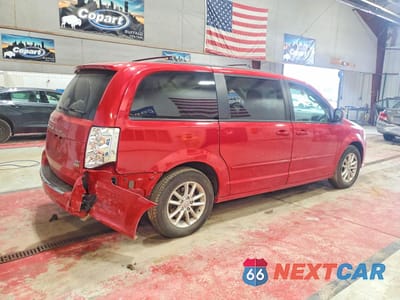 Trzecie zdjęcie samochodu z tyłu: 2014 DODGE GRAND CARAVAN SXT VIN:2C4RDGCG7ER289291 - miniatura