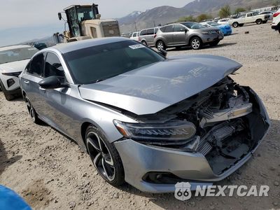 Czwarte zdjęcie samochodu z boku: 2022 HONDA ACCORD SPORT VIN:1HGCV1F30NA100558 - miniatura