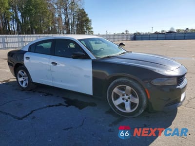 Czwarte zdjęcie samochodu z boku: 2021 DODGE CHARGER POLICE RWD 5.7L V8 HEMI VIN:2C3CDXAT1MH529739 - miniatura