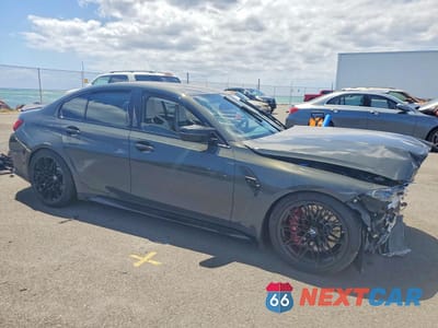 Czwarte zdjęcie samochodu z boku: 2024 BMW M3 COMPETITION VIN:WBS33AY09RFT22220 - miniatura