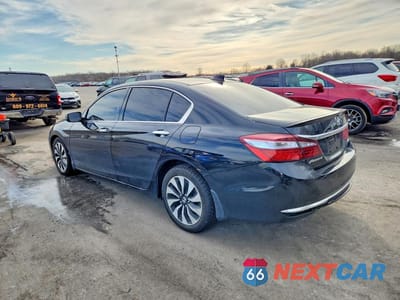 Drugie zdjęcie samochodu z przodu: 2017 HONDA ACCORD HYBRID VIN:JHMCR6F39HC022322 - miniatura