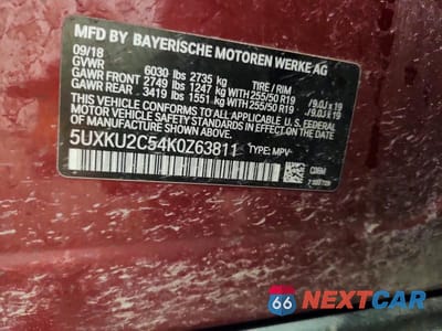 Zdjęcie 13 z 13 samochodu: 2019 BMW X6 XDRIVE35I VIN:5UXKU2C54K0Z63811 - miniatura