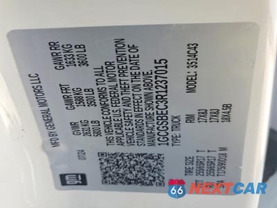 Zdjęcie 12 z 12 samochodu: 2024 CHEV COLORADO VIN:1GCGSBEC3R1237015 - miniatura
