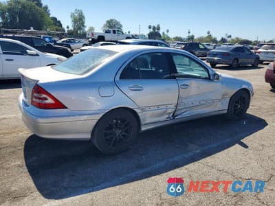 Trzecie zdjęcie samochodu z tyłu: 2007 MERCEDES-BENZ C 280 VIN:WDBRF54H97F883265 - miniatura