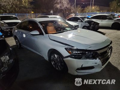 Czwarte zdjęcie samochodu z boku: 2019 HONDA ACCORD LX VIN:1HGCV1F12KA102998 - miniatura