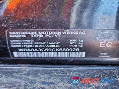 Zdjęcie 12 z 12 samochodu: 2016 BMW 320 XI VIN:WBA8A3C59GK689928 - miniatura