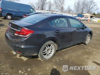 Trzecie zdjęcie samochodu z tyłu: 2014 HONDA CIVIC LX VIN:2HGFB2F58EH521281 - miniatura