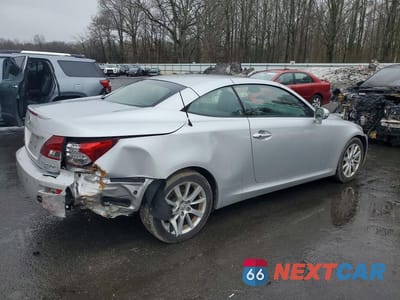 Trzecie zdjęcie samochodu z tyłu: 2010 LEXUS IS 250C BASE VIN:JTHFF2C24A2504251 - miniatura