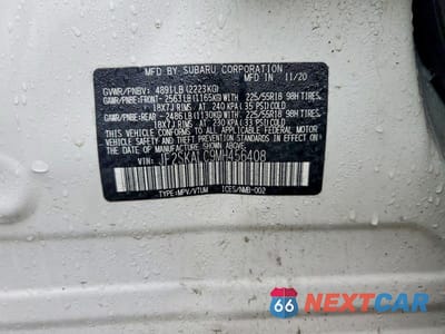 Zdjęcie 13 z 13 samochodu: 2021 SUBARU FORESTER SPORT VIN:JF2SKALC9MH456408 - miniatura