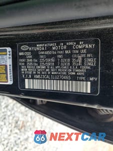 Zdjęcie 13 z 13 samochodu: 2020 HYUNDAI TUCSON ULTIMATE VIN:KM8J3CAL1LU270465 - miniatura