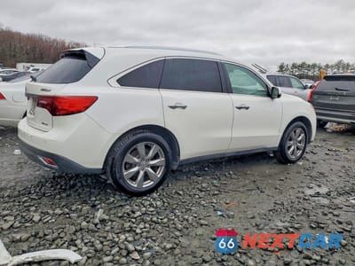 Trzecie zdjęcie samochodu z tyłu: 2014 ACURA MDX ADVANCE VIN:5FRYD4H82EB002591 - miniatura