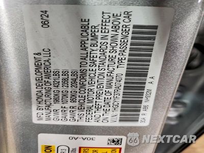 Zdjęcie 13 z 13 samochodu: 2024 HONDA ACCORD EX VIN:1HGCY1F37RA074070 - miniatura