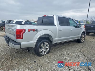 Trzecie zdjęcie samochodu z tyłu: 2015 FORD F150 SUPERCREW VIN:1FTEW1EG0FFB59929 - miniatura
