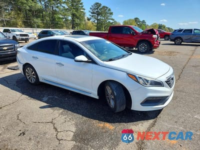 Czwarte zdjęcie samochodu z boku: 2017 HYUNDAI SONATA LIMITED VIN:5NPE34AF1HH549289 - miniatura