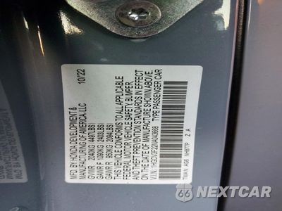 Zdjęcie 12 z 12 samochodu: 2022 HONDA ACCORD HYBRID SPORT VIN:1HGCV3F22NA043668 - miniatura