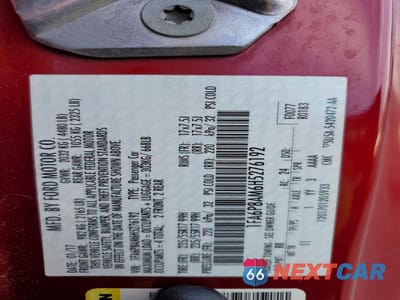 Zdjęcie 12 z 13 samochodu: 2017 FORD MUSTANG VIN:1FA6P8AM6H5276192 - miniatura