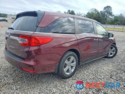 Trzecie zdjęcie samochodu z tyłu: 2019 HONDA ODYSSEY EXL VIN:5FNRL6H7XKB097263 - miniatura