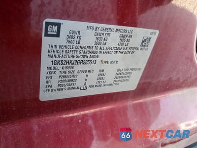 Zdjęcie 12 z 12 samochodu: 2016 GMC YUKON XL DENALI VIN:1GKS2HKJ2GR285513 - miniatura