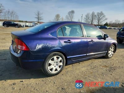 Trzecie zdjęcie samochodu z tyłu: 2006 HONDA CIVIC LX VIN:2HGFA165X6H523497 - miniatura