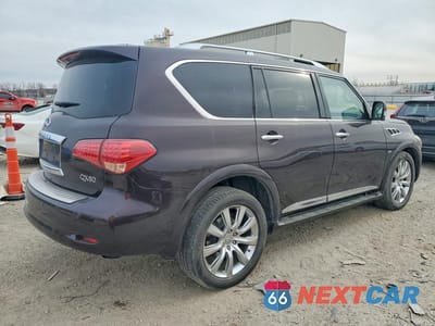 Trzecie zdjęcie samochodu z tyłu: 2014 INFINITI QX80 VIN:JN8AZ2NE5E9065931 - miniatura