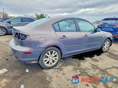 Trzecie zdjęcie samochodu z tyłu: 2007 MAZDA 3 I VIN:JM1BK32F071667757 - miniatura