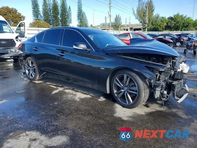 Czwarte zdjęcie samochodu z boku: 2017 INFINITI Q50 3.0T PREMIUM VIN:JN1EV7AP7HM731835 - miniatura