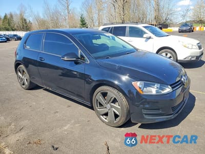 Czwarte zdjęcie samochodu z boku: 2015 VOLKSWAGEN GOLF VIN:3VW817AU8FM023510 - miniatura