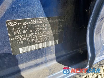 Zdjęcie 12 z 12 samochodu: 2016 HYUNDAI ELANTRA SE VIN:5NPDH4AE1GH703504 - miniatura