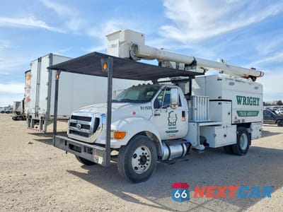 Drugie zdjęcie samochodu z przodu: 2015 FORD F750 SUPER DUTY FORESTRY BUCKET TRUCK VIN:3FRNF7FBXFV643822 - miniatura