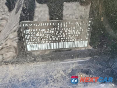 Zdjęcie 12 z 13 samochodu: 2017 VOLKSWAGEN GOLF ALLTRACK S VIN:3VWH17AU7HM540591 - miniatura