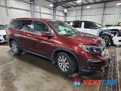Czwarte zdjęcie samochodu z boku: 2019 HONDA PILOT EXL VIN:5FNYF6H5XKB093943 - miniatura