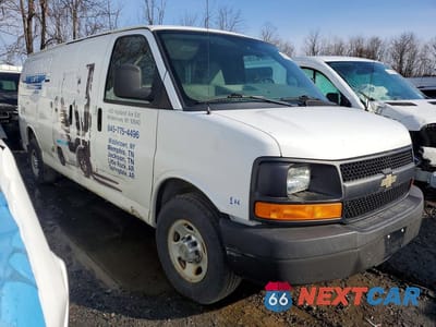 Czwarte zdjęcie samochodu z boku: 2014 CHEV EXPRESS G2500 VIN:1GCWGGCA5E1134457 - miniatura