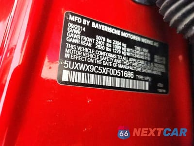 Zdjęcie 13 z 13 samochodu: 2015 BMW X3 XDRIVE28I VIN:5UXWX9C5XF0D51686 - miniatura
