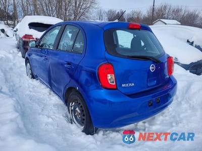 Trzecie zdjęcie samochodu z tyłu: 2015 NISSAN MICRA VIN:3N1CK3CP5FL221206 - miniatura