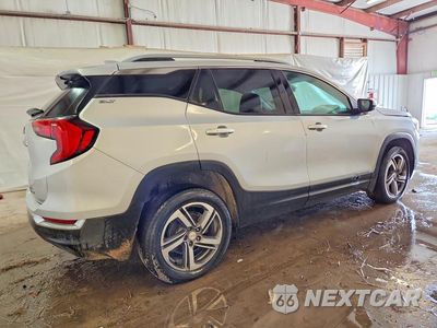 Trzecie zdjęcie samochodu z tyłu: 2020 GMC TERRAIN SLT VIN:3GKALVEV3LL246341 - miniatura
