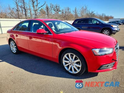Czwarte zdjęcie samochodu z boku: 2013 AUDI A4 PREMIUM PLUS VIN:WAUFFAFL7DA181451 - miniatura