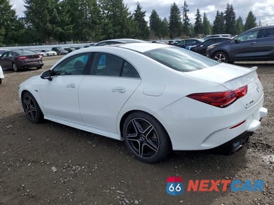 Drugie zdjęcie samochodu z przodu: 2021 MERCEDES-BENZ CLA AMG 35 4MATIC VIN:W1K5J5BB9MN148922 - miniatura