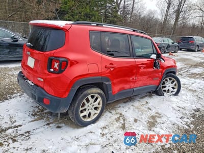 Trzecie zdjęcie samochodu z tyłu: 2017 JEEP RENEGADE LATITUDE VIN:ZACCJBBB9HPG32148 - miniatura