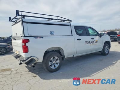 Trzecie zdjęcie samochodu z tyłu: 2025 CHEVROLET SILVERADO K1500 VIN:1GCPKAEK8SZ207324 - miniatura