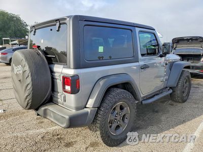 Trzecie zdjęcie samochodu z tyłu: 2019 JEEP WRANGLER SPORT VIN:1C4GJXAG1KW518912 - miniatura