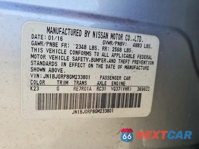 Zdjęcie 14 z 14 samochodu: 2016 INFINITI QX50 BASE VIN:JN1BJ0RP8GM233801 - miniatura